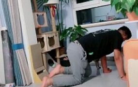 【鹿梦兮】闻原味白袜/狗爬行/指压板踩/电击吃口水