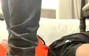 【玥野兔】长靴黑棉袜的脚下狗