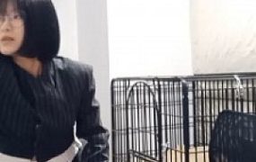 【乔颖小主】公司文员黑丝首调狗