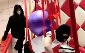 【绝美双主】双主VS双狗-吊绑狗全体重踩/踢打