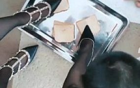 【媚娘S】姐妹狗笼圈养双狗-全体重踩踏【双视角版】 JS23051706