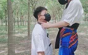 【伯爵S】户外骑马遛狗爬行