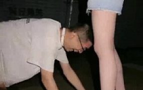 【暴力美学】夜间户外调-踢踹骑马/踩踏/跪舔鞋底jio