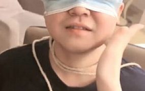 【香芋朱朱】捆绑-芥末喂狗/耳光/舔闻原味白袜