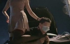 【禾未】服务区公开调狗-戴狗链/黑丝高跟闻舔 B2306