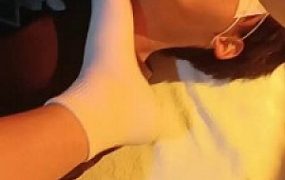 【米小唐】高帮帆布鞋骑马遛狗/原味脚闻舔