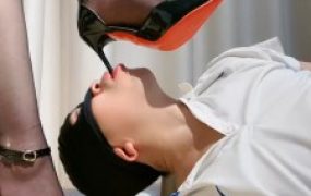 【罗宾】近距离高跟黑丝闻舔