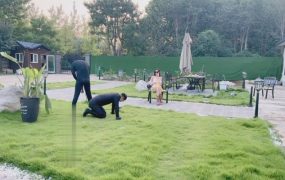 【沅芷大人】户外院子-犬化双奴/奴下奴