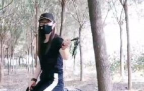 【郡主大人】户外-强行捆绑袜子塞嘴鞭打【双视角版】