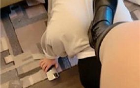 【玥樾】长靴美腿S-ATM主动上贡求虐