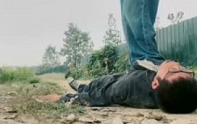 【橙子大大】双S-户外-超暴力虐打【双视角版】