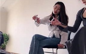 【宸宸】女慕跪求升水/浓痰吐脸羞辱【双视角版】