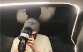 【禾未】车内调-高跟虐乳/舔高跟黑丝美腿/插嘴