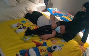 【小婉s】粉丝千里奔赴，只求绞死！黑丝腿绞窒息粉丝