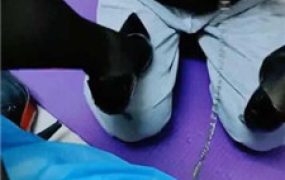 【紫钰大人】捆绑强制虐/高跟黑丝踩/保鲜膜包头窒息