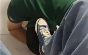 【颜可】学生S-帆布鞋白棉袜辱哥哥