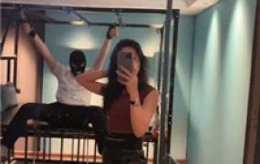 【禾未】长腿车模S-吊绑贱奴重度刑虐