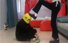 【精神小妹】跆拳道妹妹真人靶训练【续集】