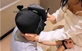 【桃桃樱】捆绑双手/白丝脚捂脸/滴蜡/踩踏【双视角版】bf42741