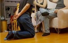 【魔鬼天使】情侣主-奴下奴-袜子塞嘴虐绿帽【双视角版】 bf42871