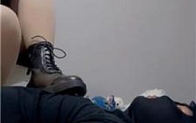 【琼菲】短靴肉丝脚踩狗 JS240801-4