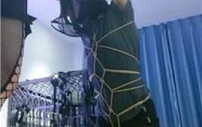 【喵酱紫】吊绑内裤塞嘴毒打 JS240727-10