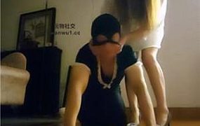 【魔鬼天使】囚禁狗笼/捆绑床上虐/丝巾窒息【双视角版】