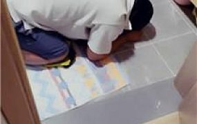 【魔鬼天使】圈养奴伺候主人洗漱 JS240806-3