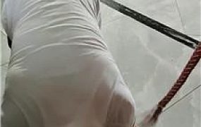 【未央宫】骑马狗爬/跪舔臭脚脏鞋/狗链拴狗 JS240805-7