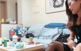 【安主子】戒尺耳光教训绿帽/嘴叼高跟