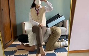 【微耀星空】微主瑜伽裤腿绞笨M骑马调教 YC-240713-2