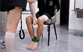 【英英】胶带捆绑封嘴/白丝诱惑玩虐 JS240816-5