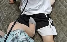 【姗姗】高跟肉丝脚踩虐 JS240829-12