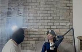 【甜音】鞭打/夹乳电击/跪舔臭脚 JS240822-7