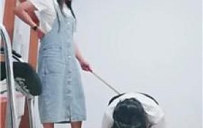 【璃茉】母畜-超羞辱喂食/物化脚垫/白袜裸足虐 JS240903-4