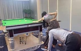 【安徽情侣】情侣主台球馆公开处刑绿帽奴 JS240922-6