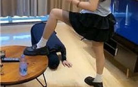 【文文文】皮鞋白袜玩虐/转胯骑马/楼梯狗爬/反绑【双视角版】 bf44680