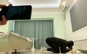 【念轩】舔脏运动鞋/腿绞/裸足踩踏/闻白袜/骑马踢踹 bf45049