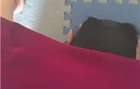 【以沫】骑狗背胯下辱/脚趾夹狗舌 JS240928-19