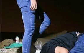 【晨颜】户外调-重度烟烫/小白鞋踩虐【双视角版】 bf45570