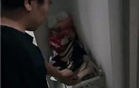 【喵主】户外楼梯间遛狗虐 JS241005-1