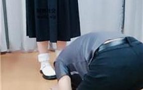 【拽拽】皮鞋花边白袜玩虐贱奴 JS241014-14