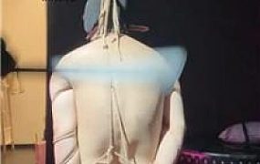 【黑兔】白袜塞嘴吊绑重度鞭打 bf45817