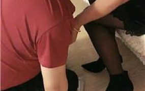 【冰色】戒尺虐打/黑丝高跟踩虐/揪耳朵 JS241109-9