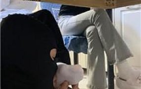 【精神小妹】桌底视角-舔脏鞋原味棉袜/全体重跳踩 bf46744