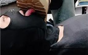 【玥野兔】沉浸式闻舔马丁靴白袜 JS241121-20