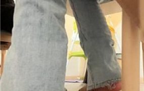 【然冉】餐厅桌底视角-真实开发抖M JS241129-26