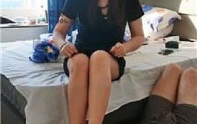 【紫苏】按摩技师S-玉足踩踏蹂躏 JS241201-48