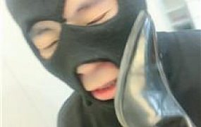 【林晚晚】高跟短靴黑丝踩废物 JS241201-34