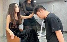 【麋鹿银儿】双S-连环耳光/踢裆/重度踢踹/拽发虐/膝盖顶裆 bf48100